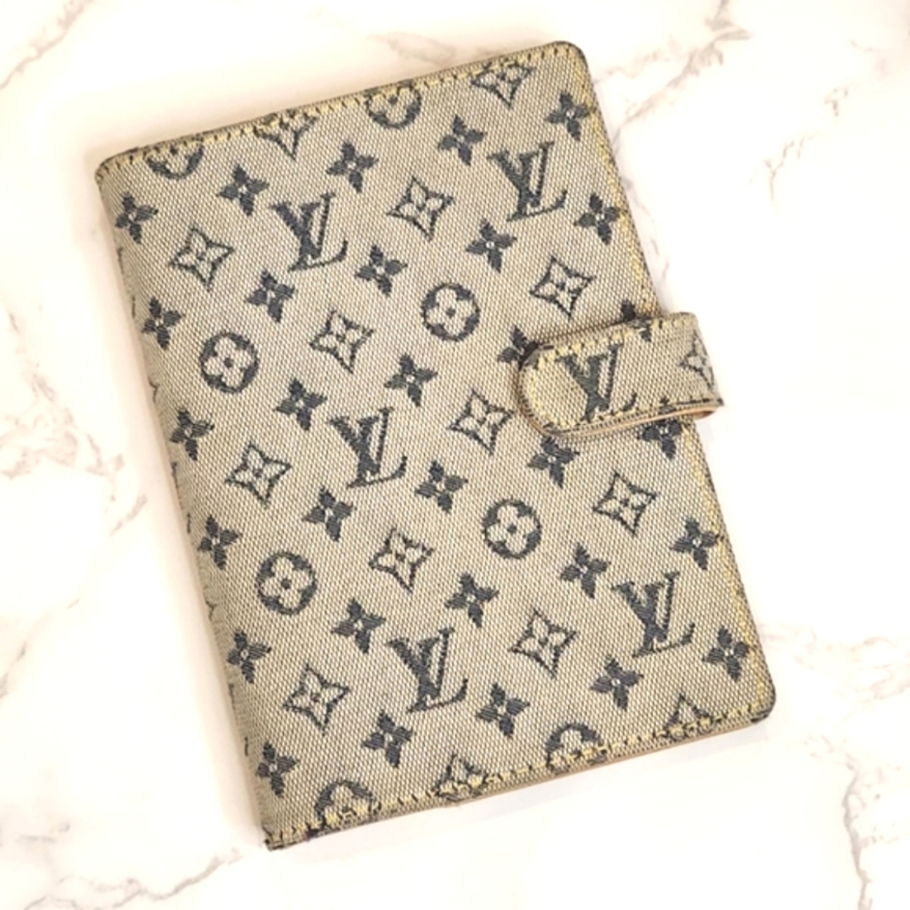 Authentic Louis Vuitton Mini Lin PM Agenda